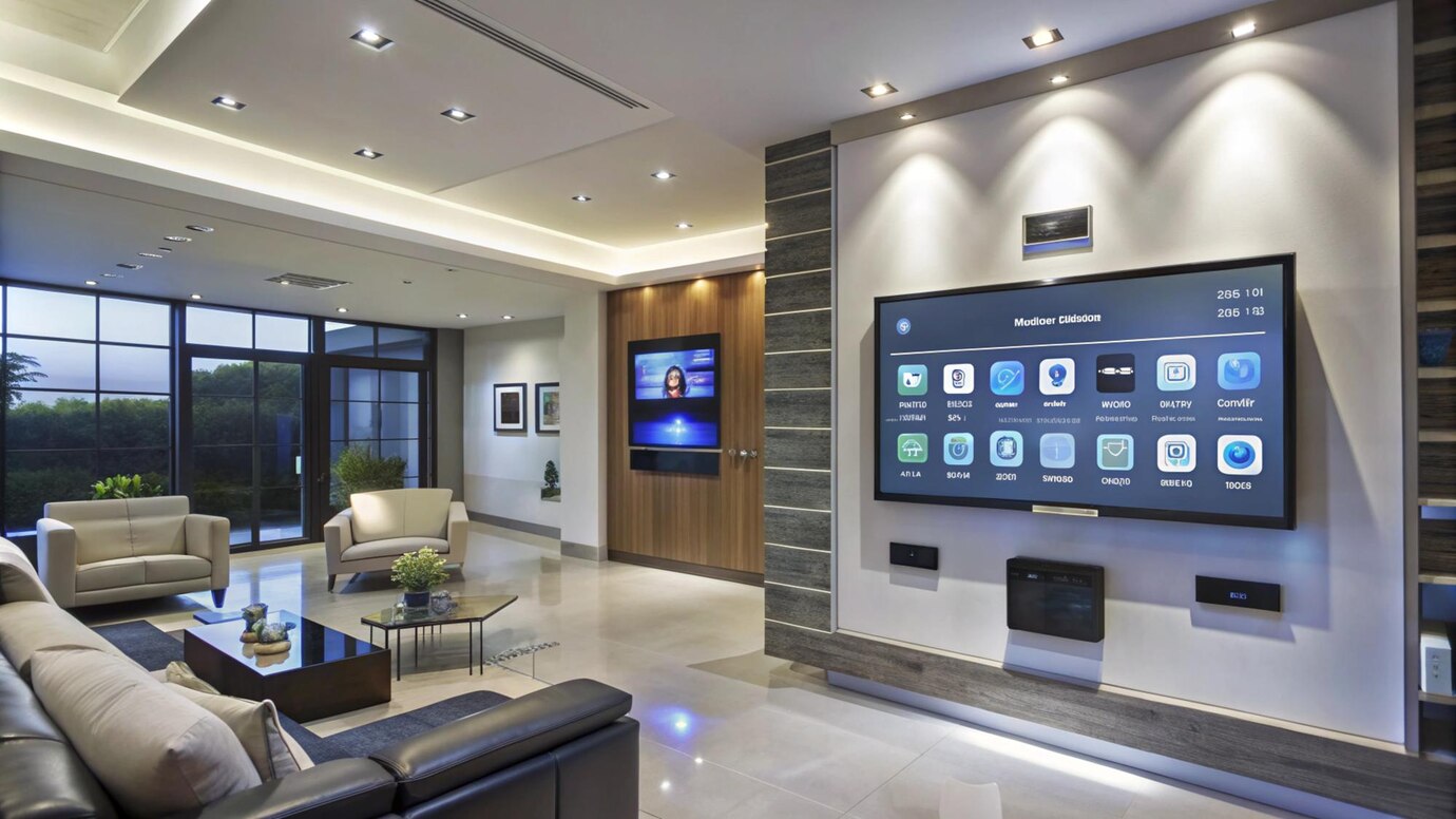 modern living room with home automation system 9975 33118